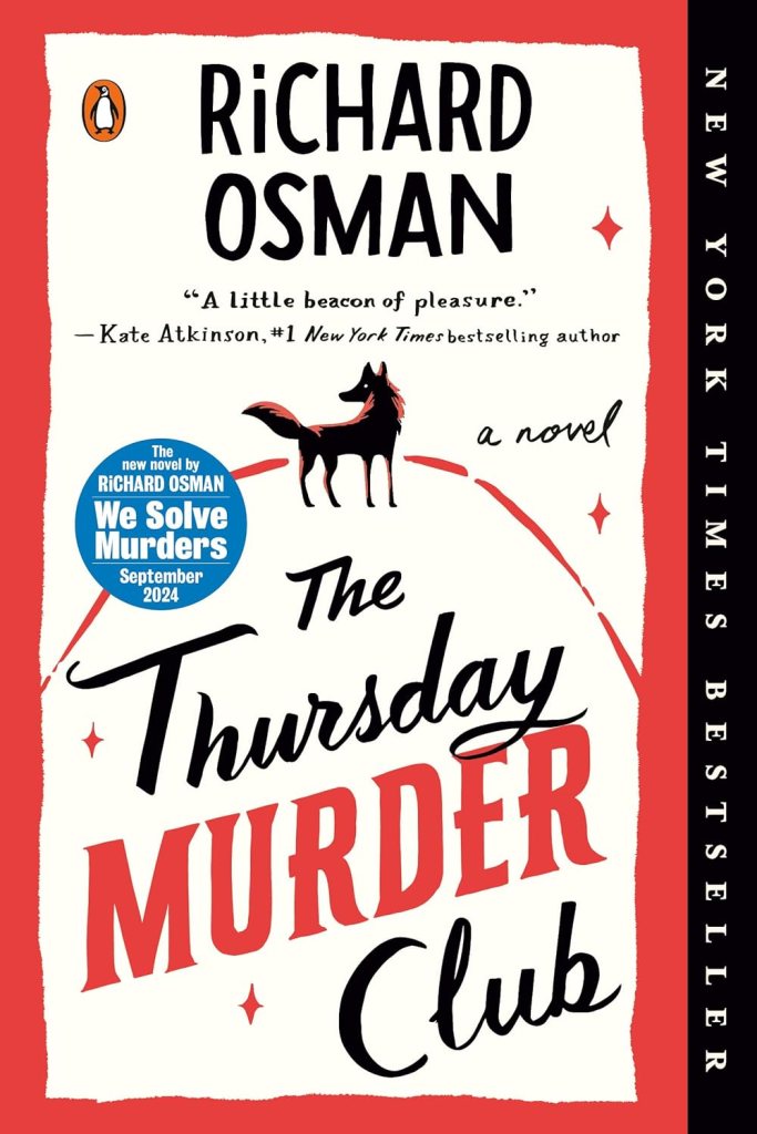 The Thursday Murder Club A Novel livro com nome dos dias da semana em inglês
